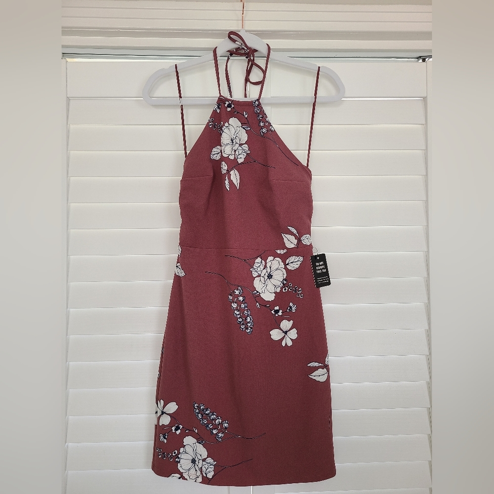 Express Bodycon Halter Dress
